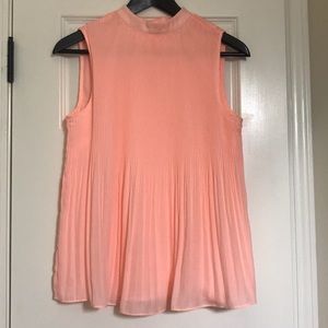 KAARI blue Sleeveless Top/Blouse, Sz: XS